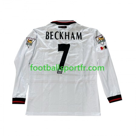 Tenue Manchester United Beckham 7 Retro Exterieur 1998-1999 Maillot de Foot ML